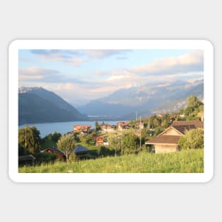 Switzerland - Thunersee and Brienzersee Sticker